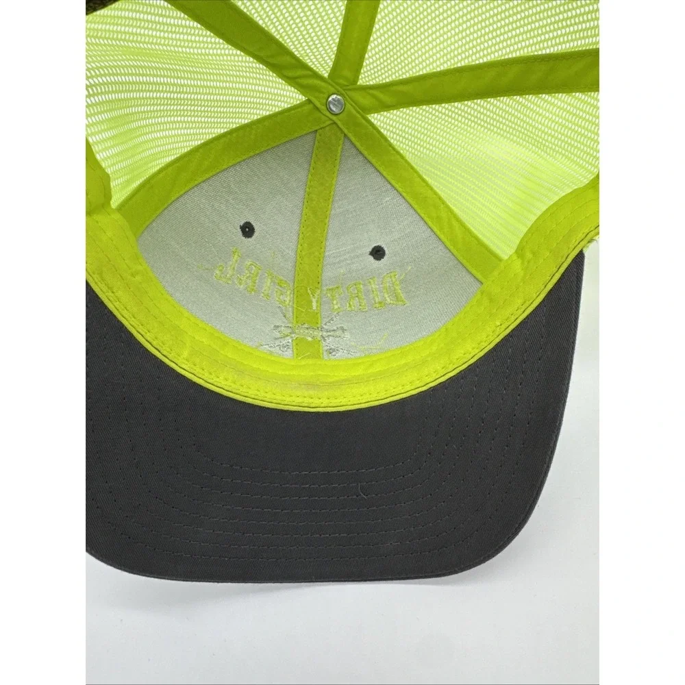 DIRTY GIRL Baseball Cap ADJUSTABLE Snap Back Sport Fishing Yupoong Classics